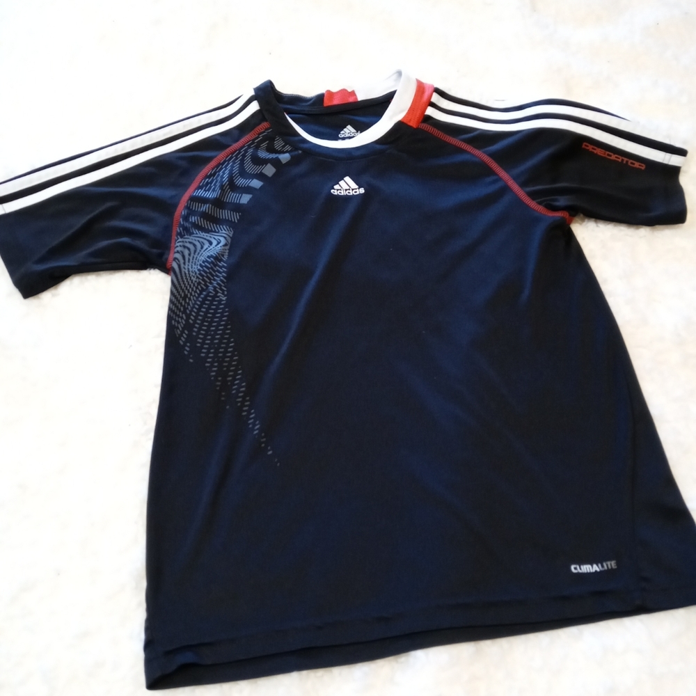 Adidas Climalite Black Kid's Sport Shirt